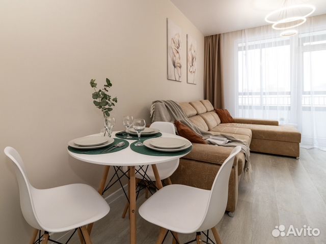 

1-к. квартира, 40 м², 2 кровати