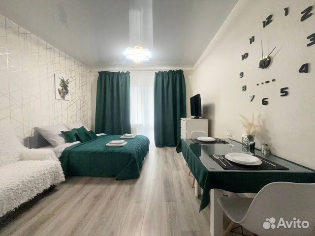 

Квартира-студия, 25 м², 2 кровати
