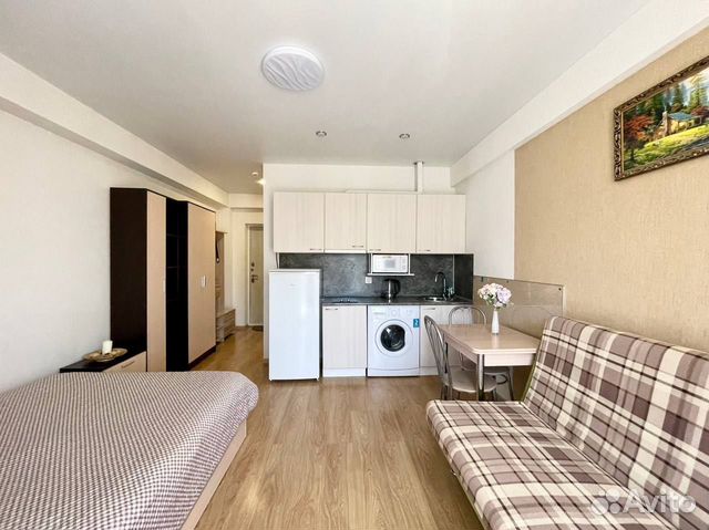 

Квартира-студия, 30 м², 2 кровати