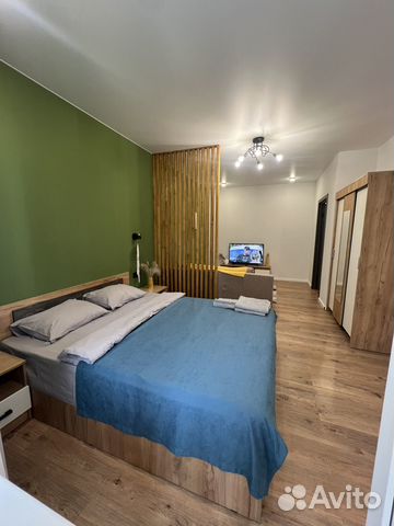 

1-к. квартира, 43 м², 2 кровати