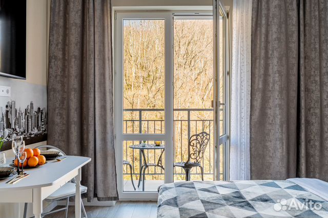 

Квартира-студия, 27,6 м², 4 кровати