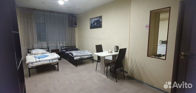 

Квартира-студия, 25 м², 2 кровати