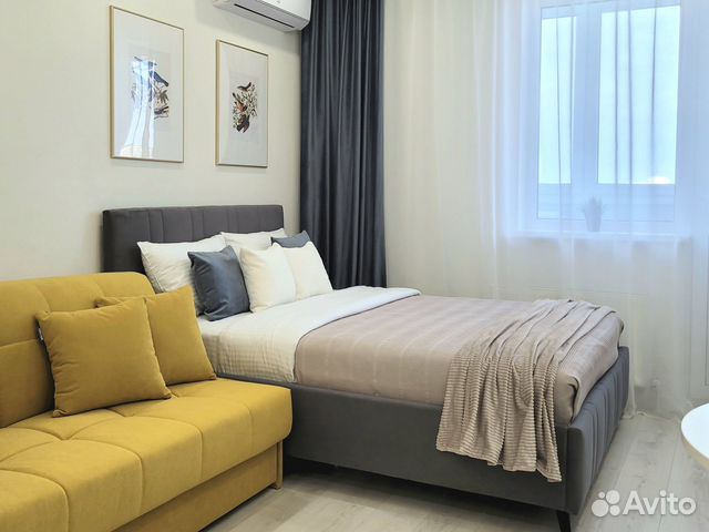 

Квартира-студия, 25 м², 2 кровати