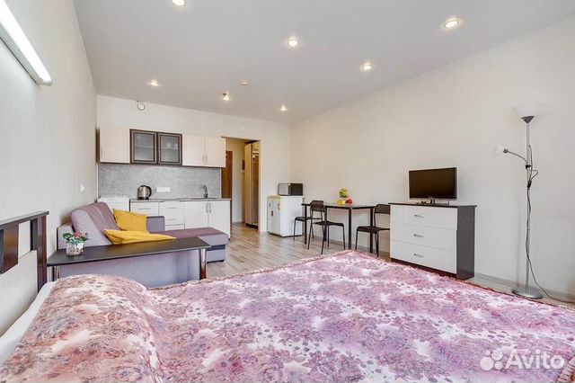 

Квартира-студия, 30 м², 2 кровати