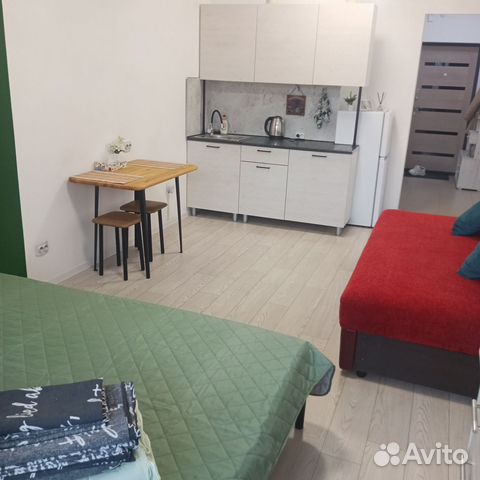 

Квартира-студия, 25,5 м², 2 кровати