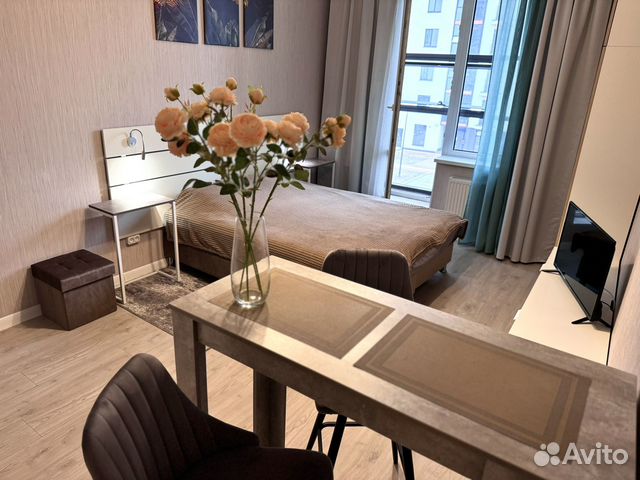 

Квартира-студия, 27 м², 1 кровать