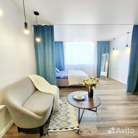 

1-к. квартира, 54 м², 2 кровати