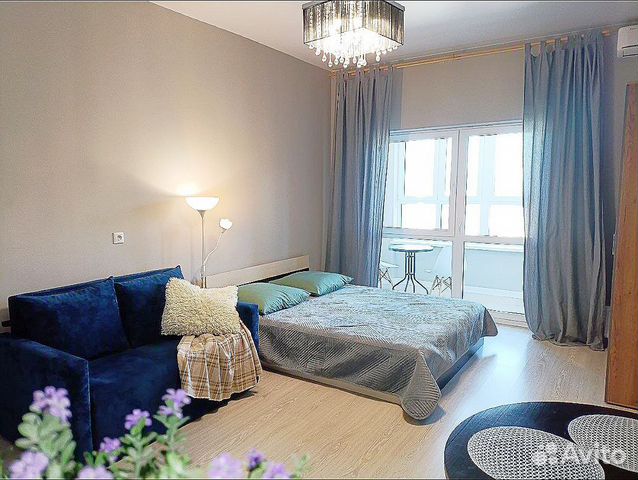 

1-к. квартира, 30 м², 2 кровати