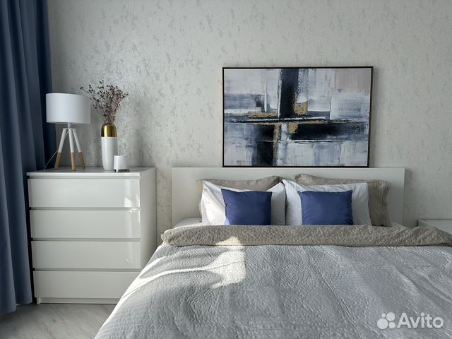 

1-к. квартира, 46,7 м², 2 кровати