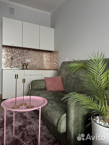 

Квартира-студия, 27 м², 2 кровати