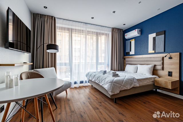 

Квартира-студия, 24 м², 2 кровати
