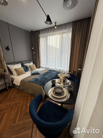 

Квартира-студия, 23 м², 2 кровати