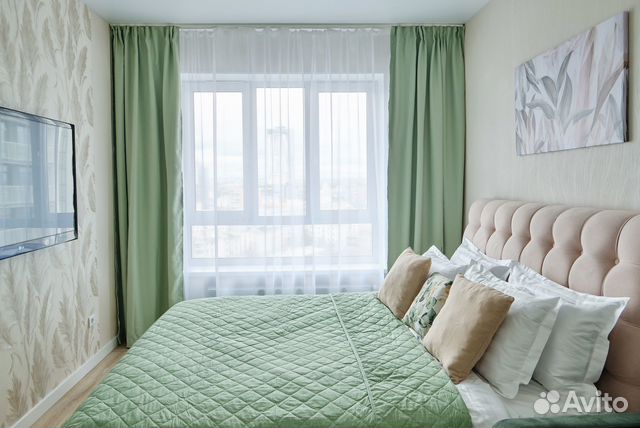 

1-к. квартира, 43 м², 2 кровати
