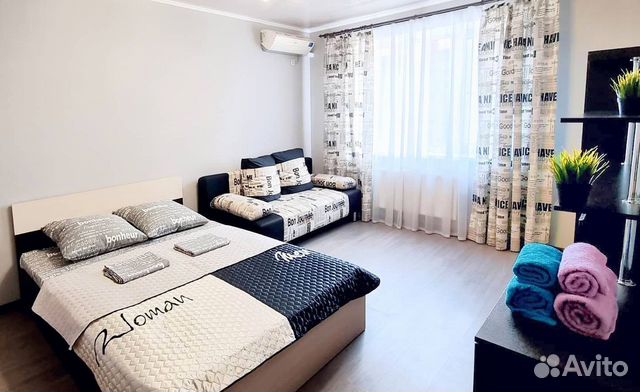 

1-к. квартира, 40 м², 2 кровати