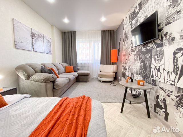 

1-к. квартира, 36 м², 2 кровати
