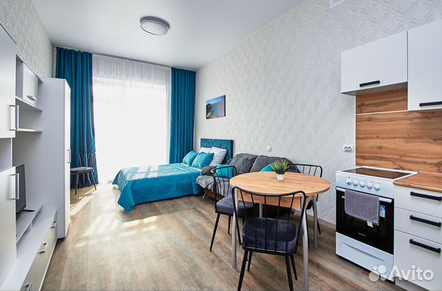 

Квартира-студия, 40 м², 1 кровать