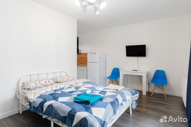 

Квартира-студия, 30 м², 2 кровати
