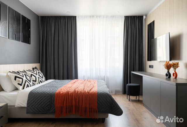 

Квартира-студия, 27 м², 1 кровать
