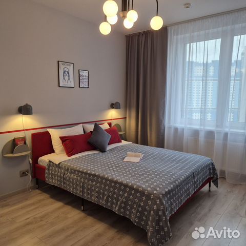 

1-к. квартира, 41 м², 2 кровати