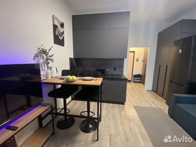 

Квартира-студия, 28 м², 2 кровати