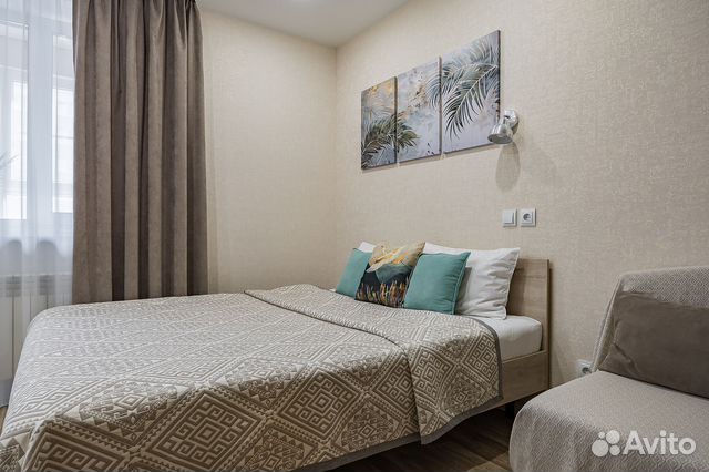 

1-к. квартира, 27 м², 2 кровати