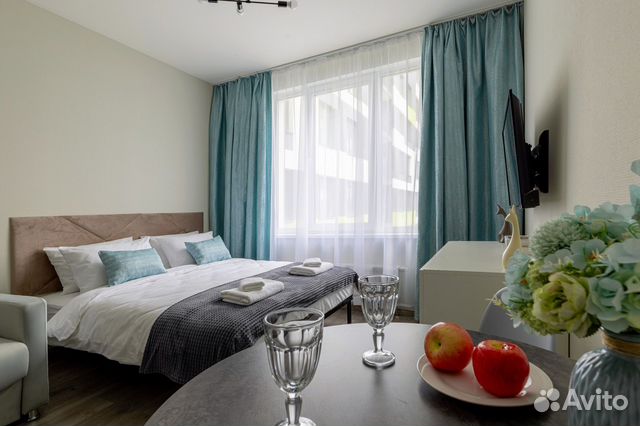 

Квартира-студия, 30 м², 2 кровати