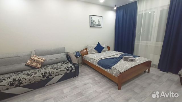 

1-к. квартира, 42 м², 3 кровати