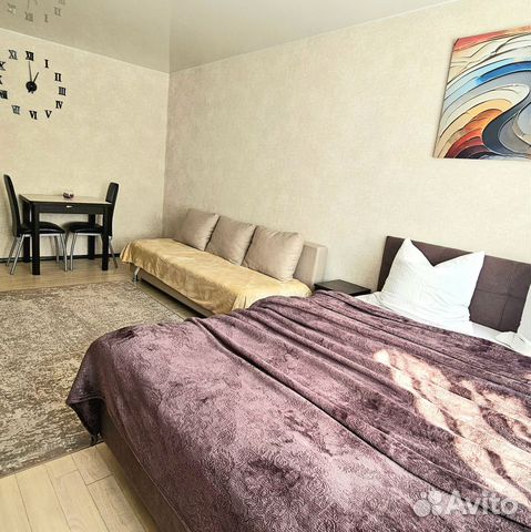 

1-к. квартира, 33,5 м², 2 кровати
