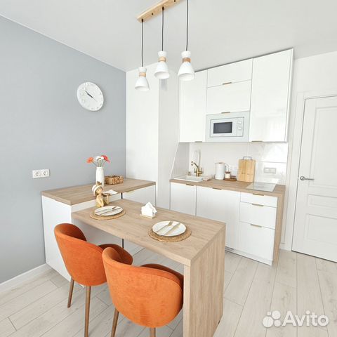 

Квартира-студия, 28 м², 2 кровати