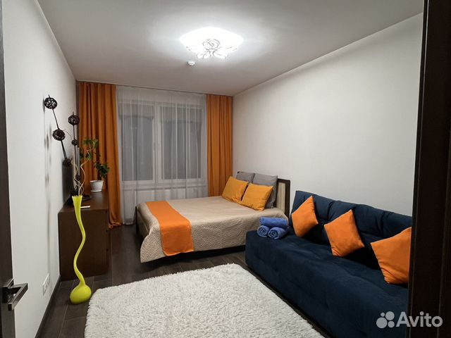 

1-к. квартира, 42 м², 3 кровати
