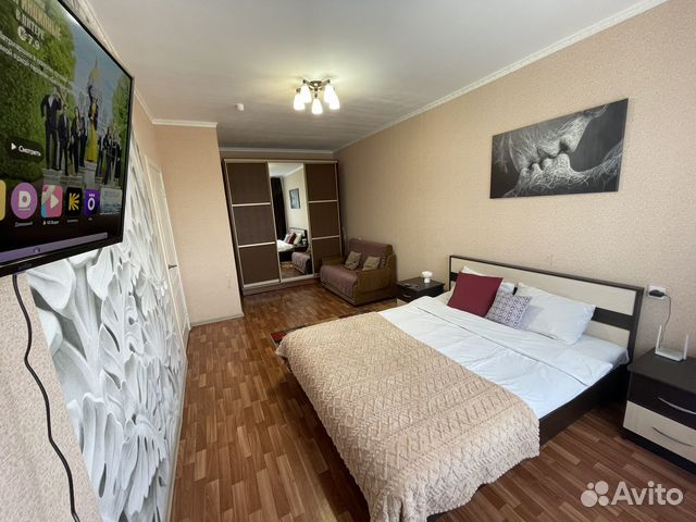 

1-к. квартира, 40 м², 2 кровати