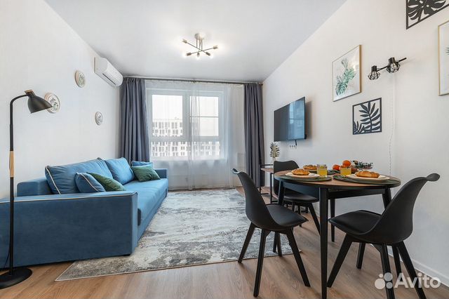 

1-к. квартира, 40 м², 2 кровати