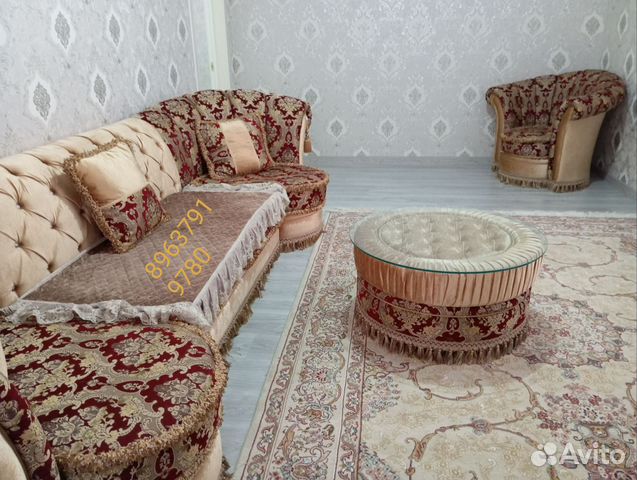 

1-к. квартира, 60 м², 2 кровати