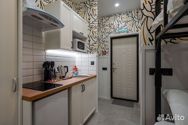 

Квартира-студия, 18 м², 2 кровати