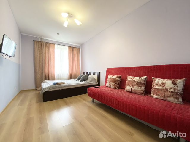 

1-к. квартира, 38 м², 2 кровати
