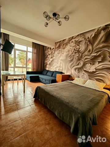 

Квартира-студия, 36 м², 2 кровати