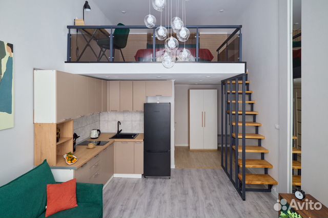 

Квартира-студия, 42 м², 2 кровати