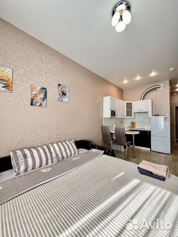 

Квартира-студия, 28 м², 1 кровать