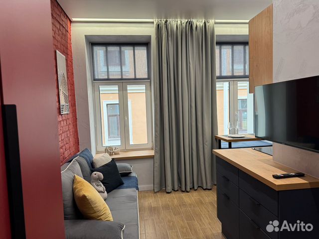 

Квартира-студия, 17 м², 2 кровати