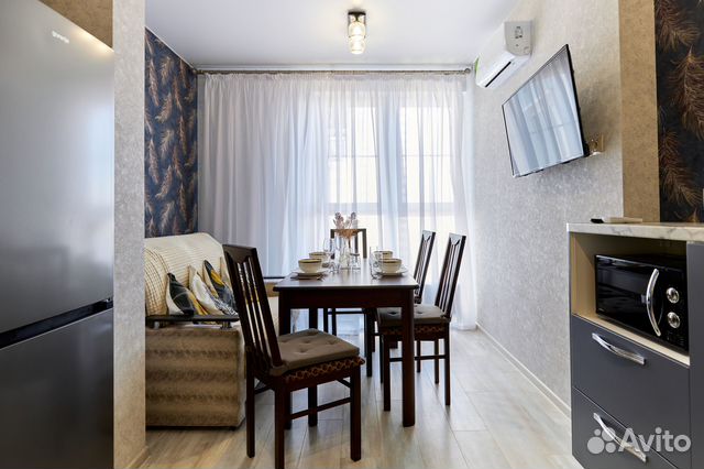 

1-к. квартира, 55 м², 3 кровати