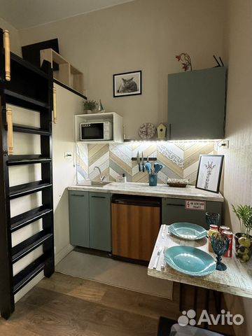 

Квартира-студия, 18 м², 2 кровати