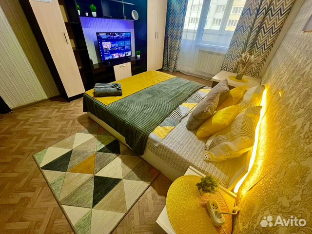 

1-к. квартира, 44 м², 1 кровать