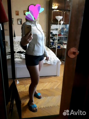 Куртка кожаная женская 44-46