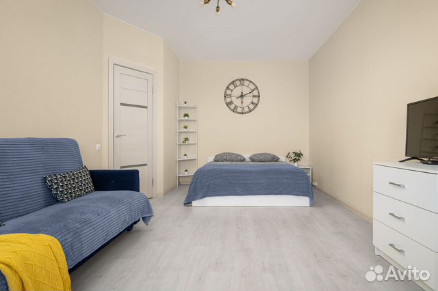 

1-к. квартира, 45 м², 2 кровати