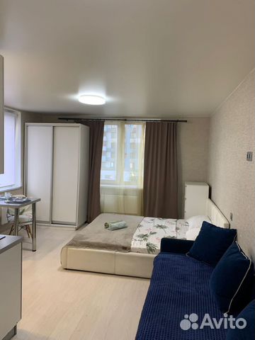 

Квартира-студия, 28 м², 2 кровати