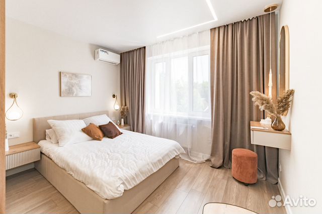 

1-к. квартира, 45 м², 3 кровати