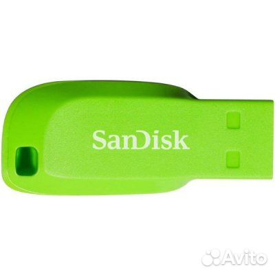 Флешки 64GB SanDisk CZ50 Cruzer Blade green