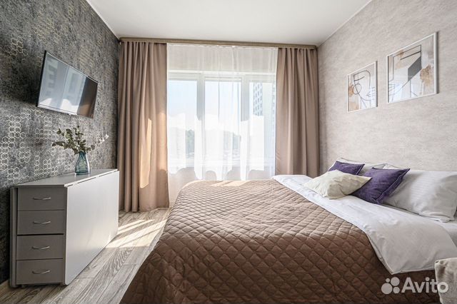 

1-к. квартира, 38 м², 3 кровати