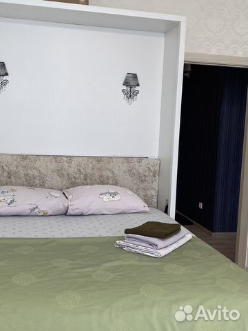 

1-к. квартира, 44 м², 2 кровати