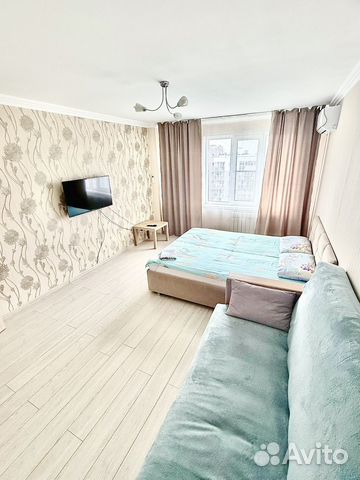 

1-к. квартира, 38 м², 2 кровати